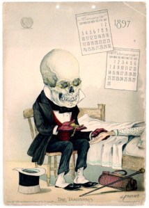Antikamnia Calendar 1897 'The Diagnosis' Louis Crucius