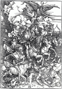 Four Horsemen of the Apocalypse, ca. 1497–98Albrecht Dürer 